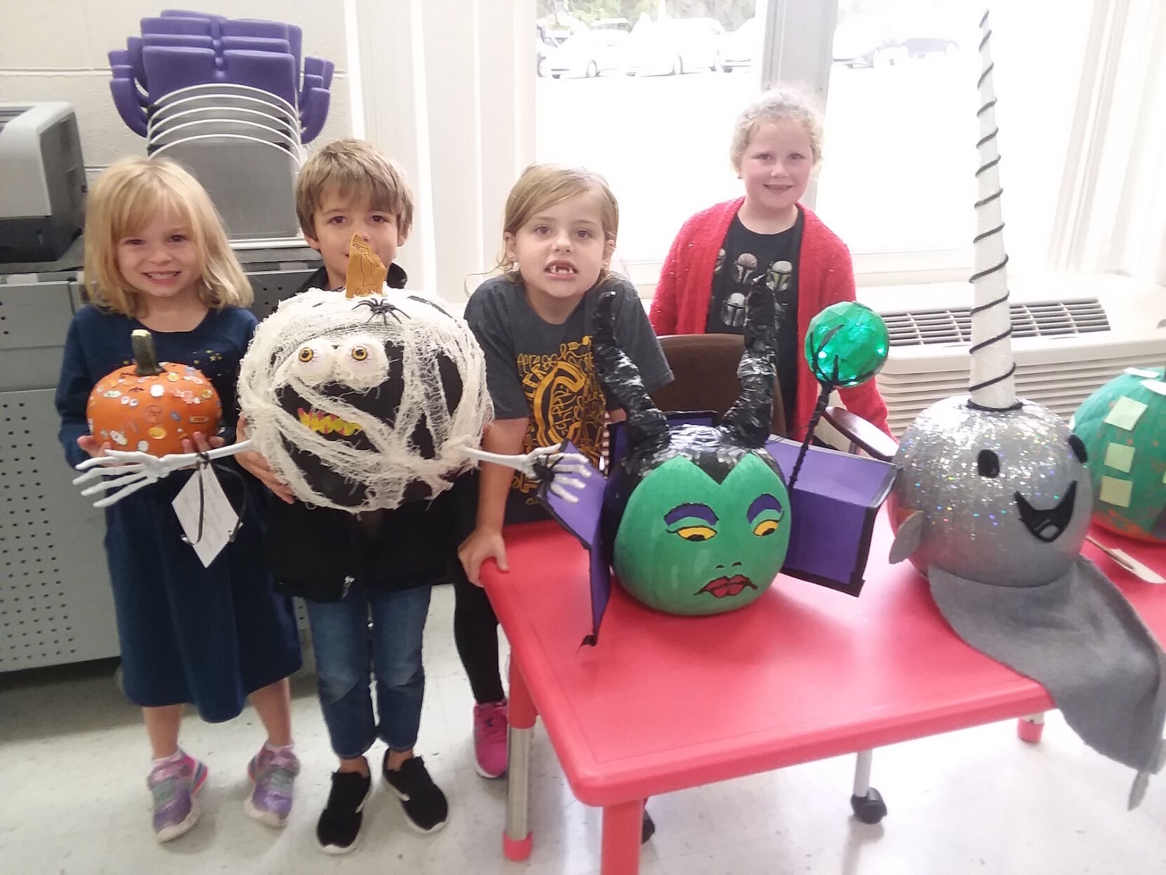 Spooky pumpkins at Homestead Elemntary